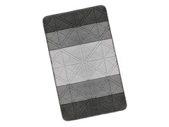 Koupelnová předložka 60x100 Trojúhelníky šedé