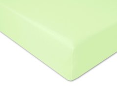 Dětské jersey prostěradlo do postýlky 60x120 EXTRA Světle zelené
