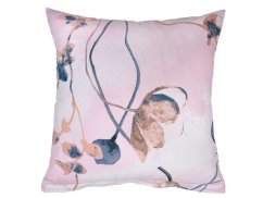Povlak na polštář 40x40 krep KOMFORT Bloom elegance pudrová