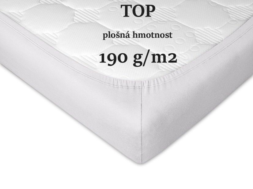 Jersey prostěradlo 120x220 EXCLUSIVE stříbrné