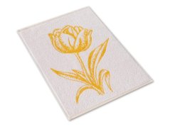 Malý kuchyňský ručník 35x50 ZARA 450g Tulipán zlatobílý