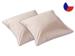 Saténový dekorační polštářek 40x40 EXCELLENT TENCEL Jednobarevný pudrový