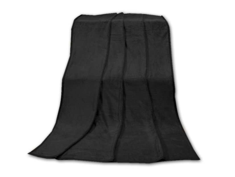 Luxusní deka mikroplyš 200x230 Černá 400g