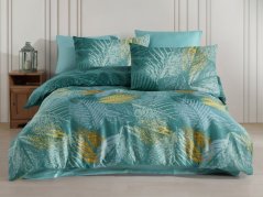 Francouzské povlečení bavlněný satén 2x 70x90, 240x220 Paloma green