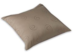 Damaškový povlak na polštář 70x90 EXCELLENT TENCEL Dotek perly nugát