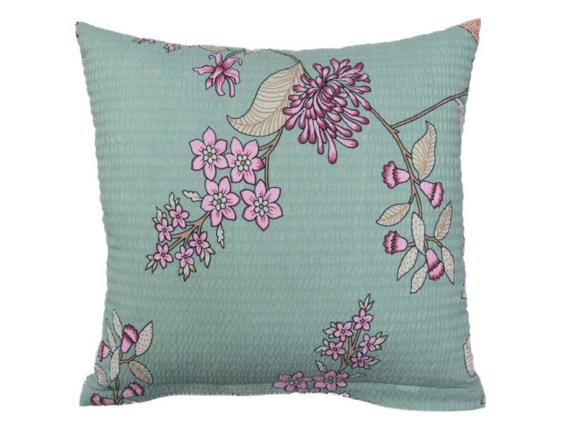 Krepové povlečení KOMFORT Klaudie zelená 70x90, 140x200