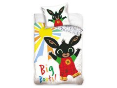 Dětské bavlněné povlečení Králíček Bing a Duhové sluníčko 70x90, 140x200