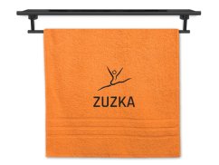 Osuška se jménem NA PŘÁNÍ oranžová 70x140 Gymnastika