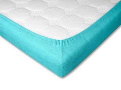 Dětské froté prostěradlo 70x160 EXCLUSIVE světle tyrkysové