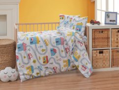 Bavlněné dětské povlečení 140x200, 70x90 Městečko