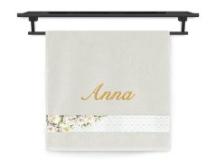 Ručník se jménem NA PŘÁNÍ 50x100 Kouzlo okamžiku jasmínový