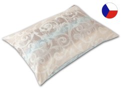 Damaškový povlak na polštář 40x60 EXCELLENT ORNELLA Florencia ornament hnědý