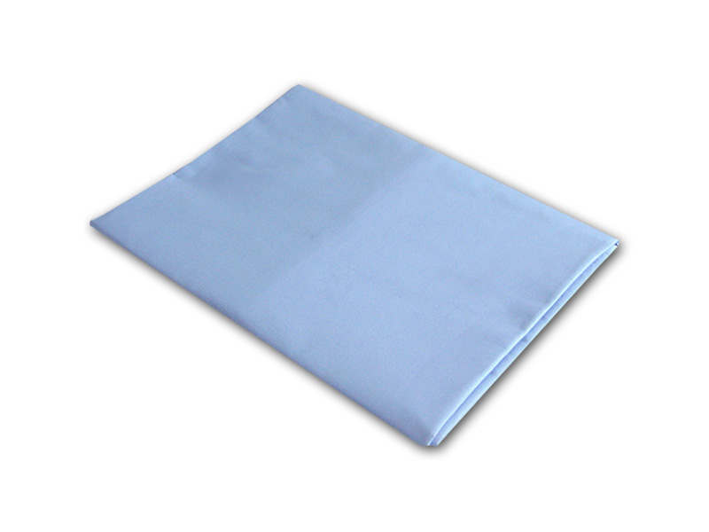 Bavlněné prostěradlo na dvoulůžko 240x230 Světle modré
