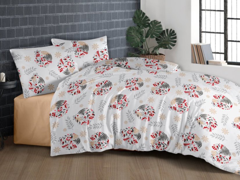 Vánoční povlečení bavlna EXCLUSIVE 2x 70x90, 240x200 Stella