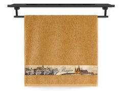 Froté ručník 50x100 NORA TISK 450g Město Praha okr