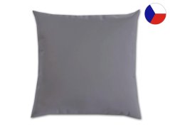 Jednobarevný povlak na polštář 40x40 satén Luxury Collection Tmavě šedý