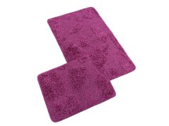 Koupelnové předložky set 2 ks Silver fuchsiová