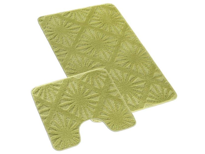 Koupelnová předložka 60x100 Paprsky zelené