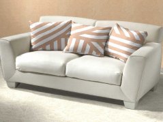 Bavlněný povlak na polštář 50x70 KOMFORT Zebra světle hnědá