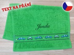 Dětský ručník se jménem NA PŘÁNÍ 30x50 KIDS zelený