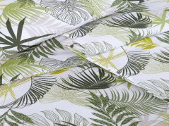 Krepové povlečení 140x200, 70x90 EXCLUSIVE Tropical listy