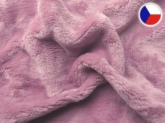 Prostěradlo mikroflanel SLEEP WELL 90x200 Fialové